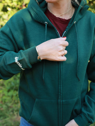 "A Little Bit Like Magic" Hoodie in Forest Green